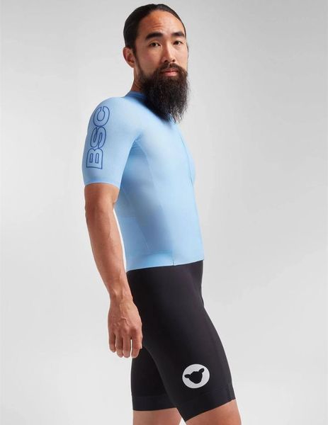 

pro team racing climber cycling jersey kits lightweight aero fit short sleeve sets bib 9d gel pad, Black;blue