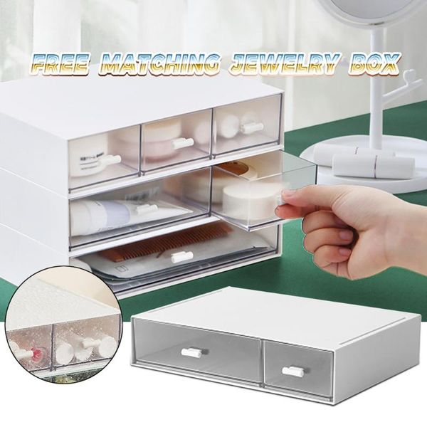 

plastic storage boxes slots adjustable packaging transparent tool case craft organizer box jewelry accessories & bins