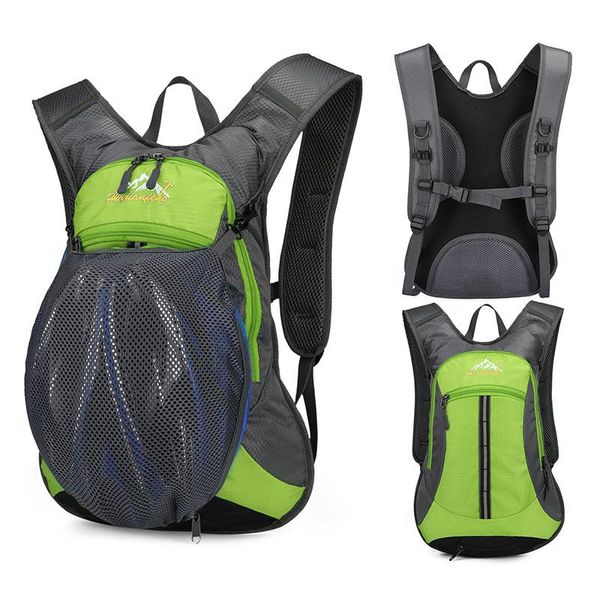 

outdoor sport camping cycling water bag waterproof running hiking climbing sports ultralight backpacks with helmet net bags