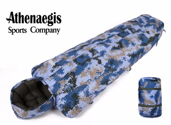 

athenaegis camouflage white duck down 800g/1000g/1200g filling breathable waterproof sleeping bag bags