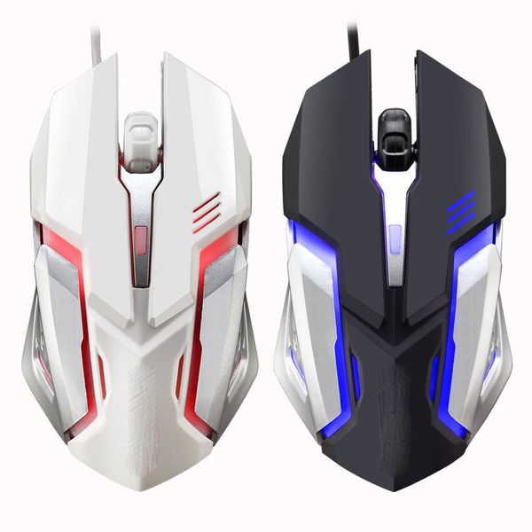 

mice 4color light gaming mouse wred usb metal bottom m-02 4d wired 2 gear 1200/1600 dpi for pc laptop