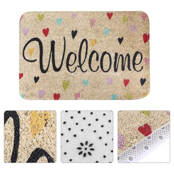 

carpets 1pc welcome floor mat water-absorbing doormat bathroom non-skid