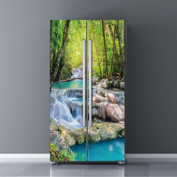 

wallpapers refrigerator and door sticker thailand pure stream household wallpaper stickers bedroom parlor corridor decoration