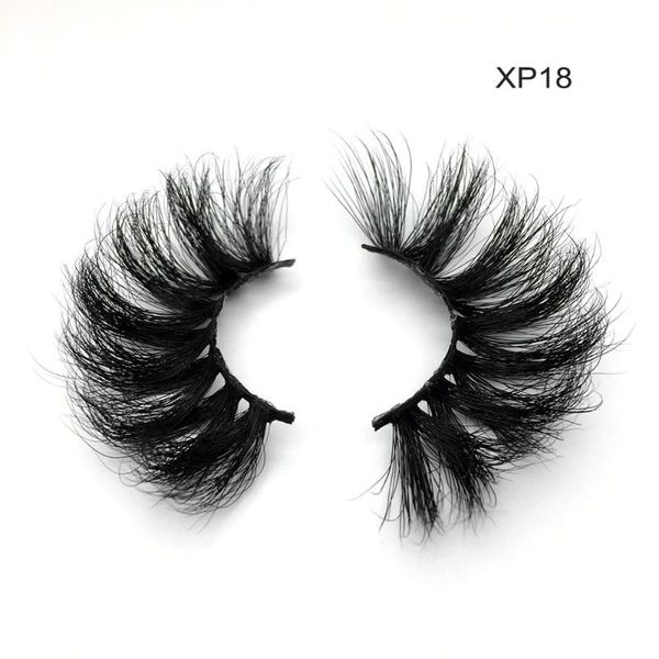 

false eyelashes 25 mm 3d mink lashes with box wispy natural 25mm long wholesales