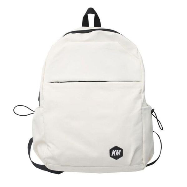 

backpack women men large nylon simple design high college student school bag teenager femal laptravel daily shopping mochila