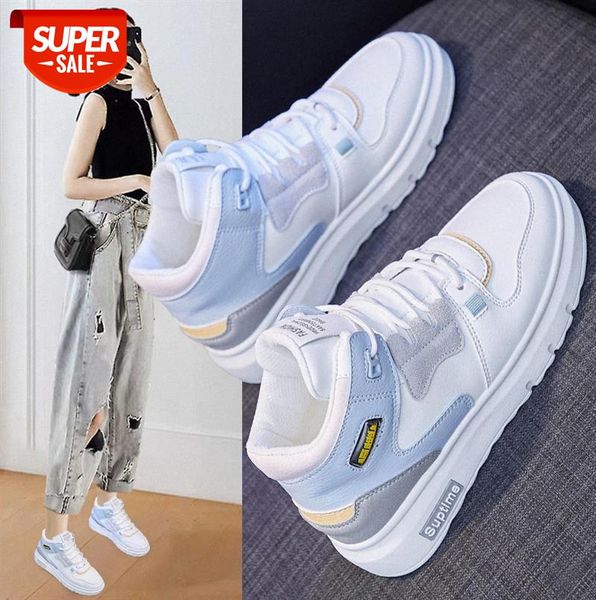 

ins high-white shoes women korean student board women's platform casual nk90 #de2g