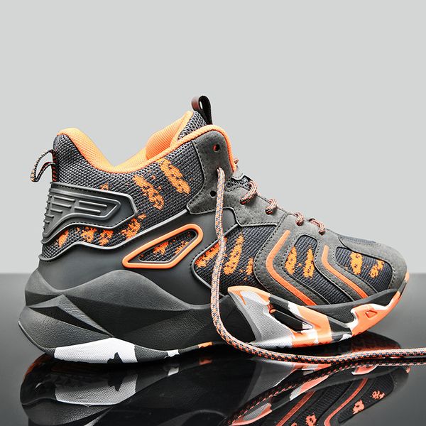 

mens basketball shoes breathable cushioning non-slip wearable sports shoes gym training athletic basketball sneakers for women