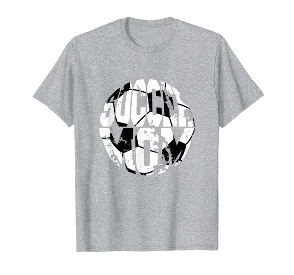 

womens soccer mom, distressed tshirt, White;black