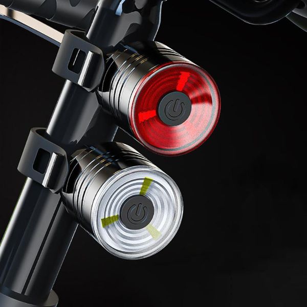 

bike lights bicycle tail night riding mountain waterproof safety warning light accessories
