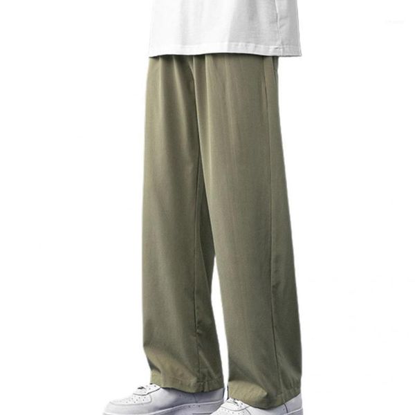 

men's pants ankle-length all match loose summer trousers streetwear, Black