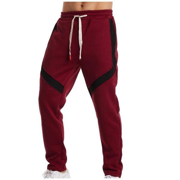 

men's pants upgrade casual sports trousers solid color harlan pencil, Black