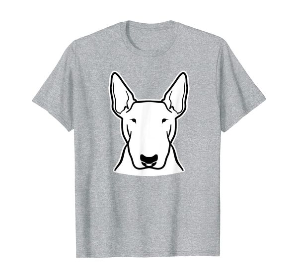 

bull terrier t-shirt, White;black