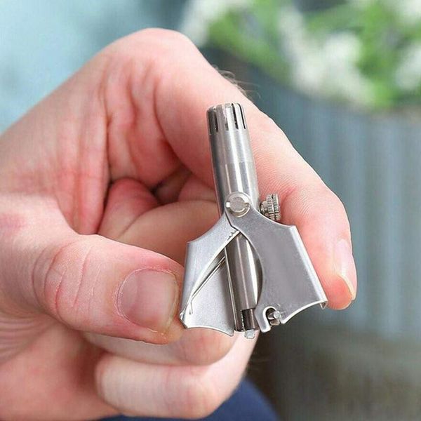

electric nose & ear trimmers trimmer for men stainless steel manual razor shaver washable hair removal home salon clipper