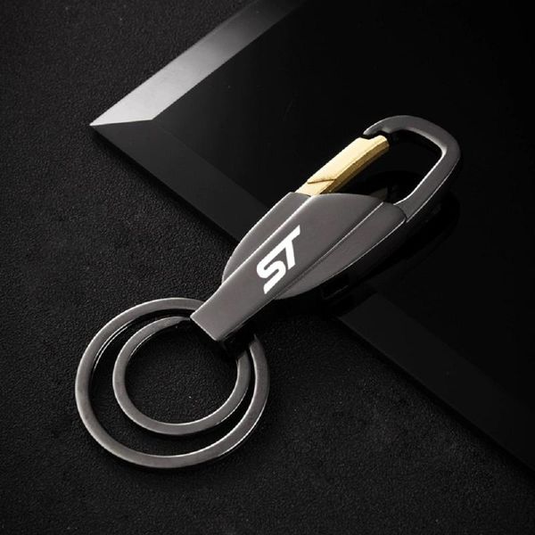 

keychains cool and grade alloy car keychain for ford st logo focus 2 3 mondeo fiesta kuga ranger escort explorer excape taurus accessories, Silver