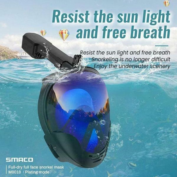 

diving masks swimming snorkeling mask scuba underwater anti fog full face kids equipment