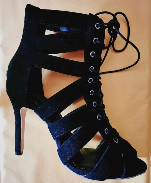 

dress shoes malha legal das mulheres verÃ£o botas curtas net boca de peixe tamanho pequeno salto fino alto danÃ§a salÃ£o 0zzc, Black