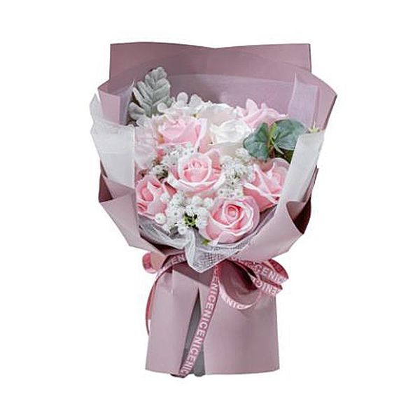 

forever real preserved never dying eternal rose bouquet for girlfriend, christmas valentine , pink party favor