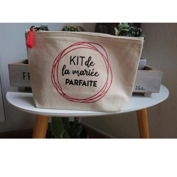

personalised bride kit make up bag with name bachelorette favor bags witness gift recovery survival cosmetic & cases