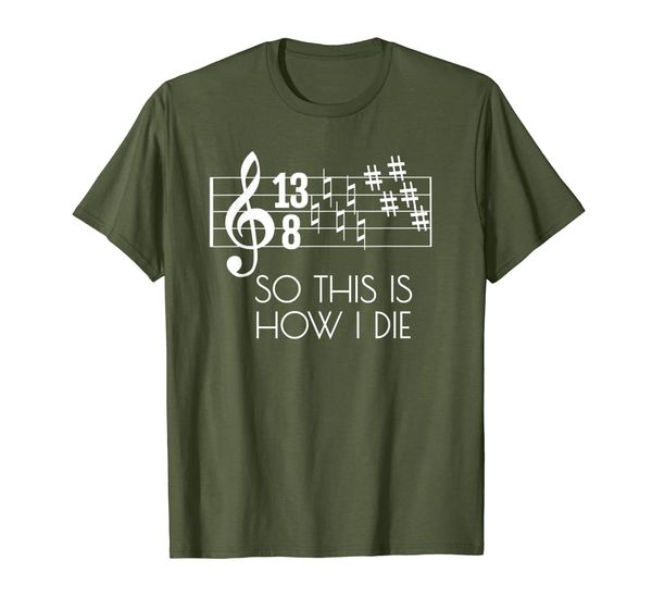 

Difficult Times How I Die Funny Parody Pun Tee for Musician, Mainly pictures