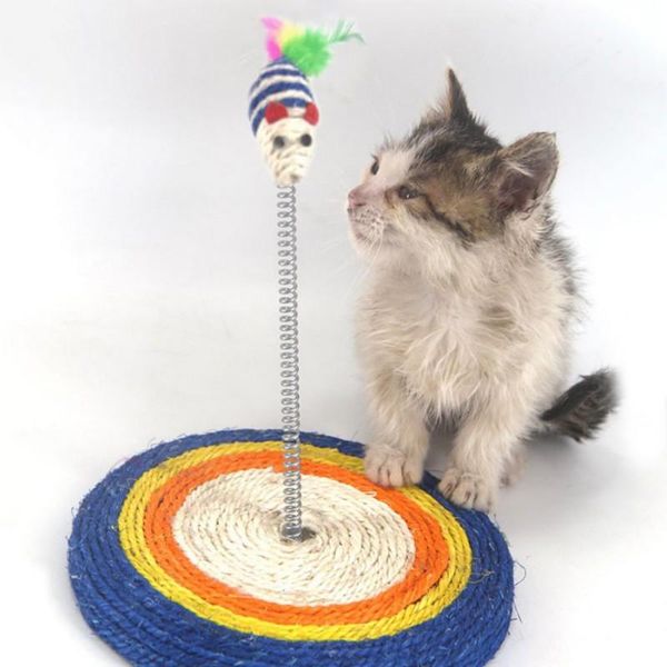 

cat beds & furniture pets chewing mouse toy funny teaser interactive mat with haning pet interative training supplies