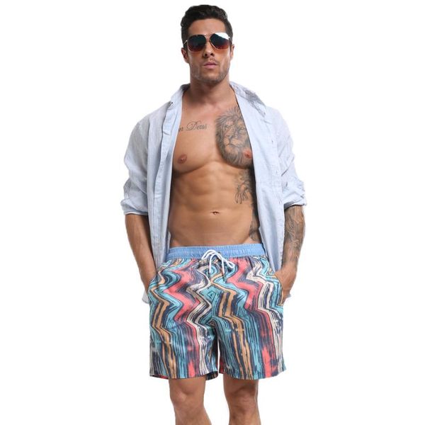 

brand mens beach surfing swimming board shorts quick dry hip hop sweatpants print trunks maillot de bain boxer sports gym pants men's, White;black
