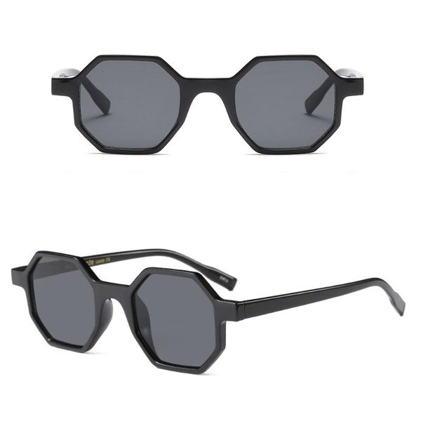 

outdoor eyewear e8fa hexagonal sunglasses vintage small glasses geometric resin frame clear lenses