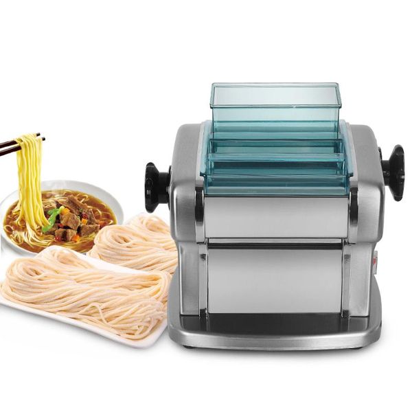 

electric noodle makers two cutters pasta maker stainless steel machine lasagne spaghetti 135w 5kg/h it-fkm2