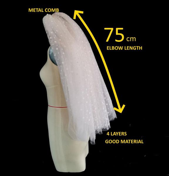 

bridal veils 4 layers good quality veil headpiece real po factory price, Black