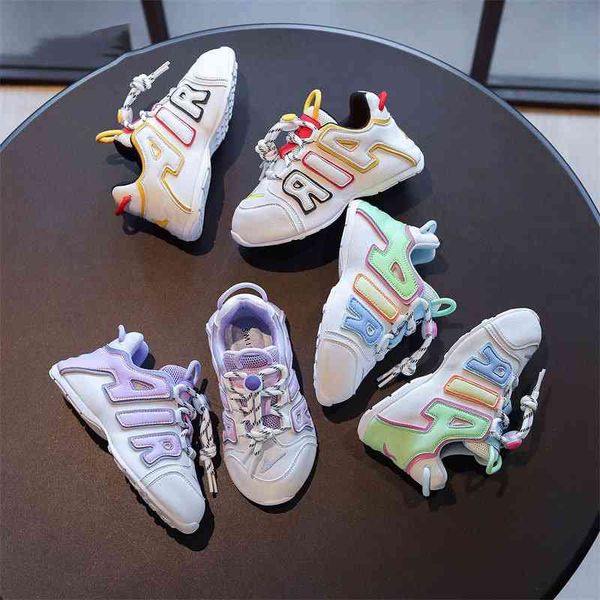 

british next kiss children's sneakers 2021 autumn girls' fashion soft bottom boys' daddy running shoes, Black