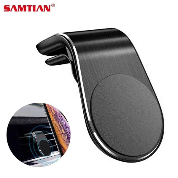 

car phone mount holder magnetic stand auto gravity mobilephone hold clip dashboard air vent cell mounts & holders