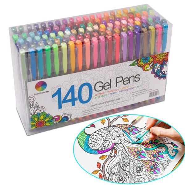 

highlighters 24/48 pcs home party diy fluorescent gel pen refills multi-color watercolor brush for colorful paintings gift, Black;red