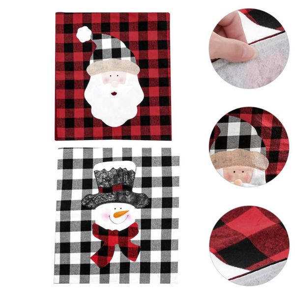 

2pcs chair decorative covers adorable christmas back