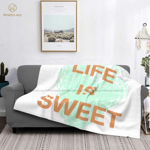 

strawberry blanket fashion fluffy bedspread fleece outdoor soft blankets