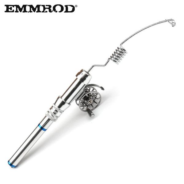 

mini fishing rod boat ice winter with hi45 reel tackle set de pesca iz-hi rods