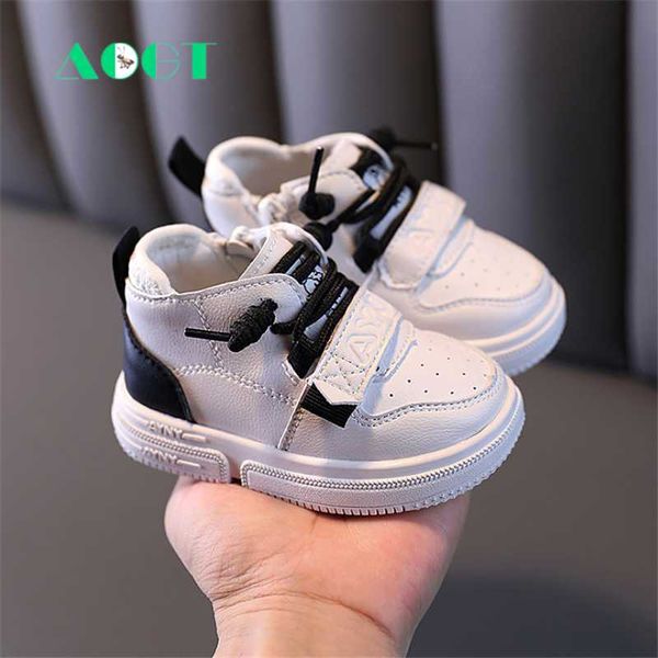 

first walkers aogt autumn baby shoes soft microfiber leather toddler high sneakers comfortable non-slip 0-3 year infant
