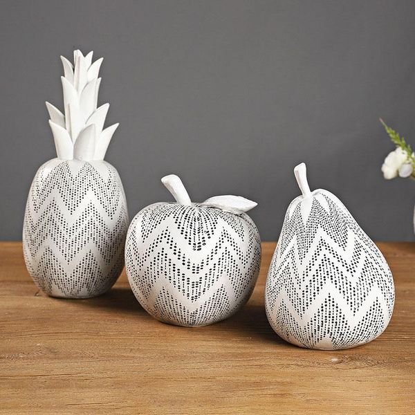 

decorative objects & figurines creative resin handicrafts fruit miniature model abstract for home decoration accessories office dsiplay furn