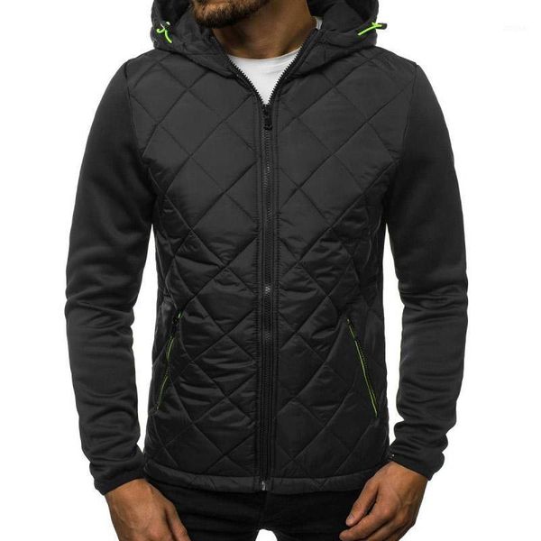 

men's hoodies & sweatshirts sweatshirt men autumn winter casual slim fit zipper hoodie long sleeve hoody hooded cardigan streetwear, Black
