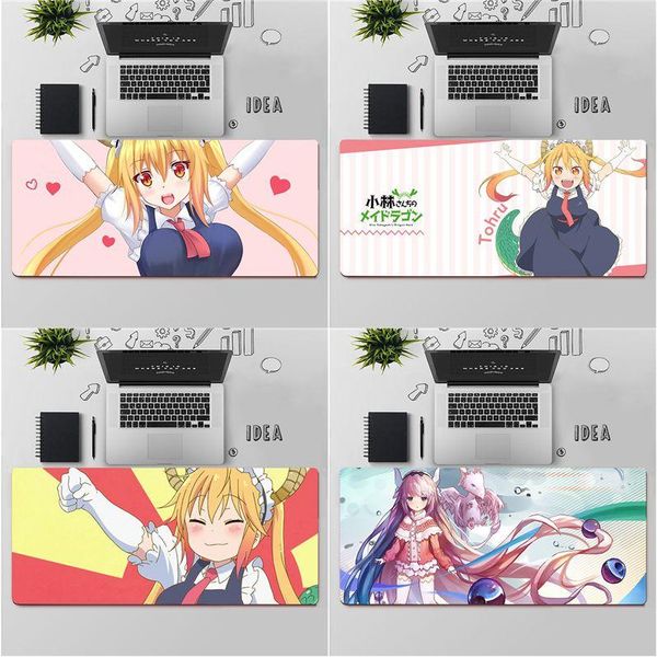 

mouse pads & wrist rests fhnblj anime miss kobayashi's dragon maid comfort mat gaming mousepad large pad keyboards