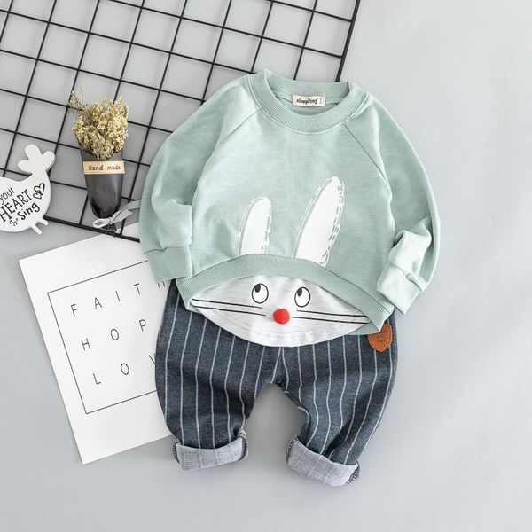 

cotton autumn activities and leisure cartoon kids suits, baby clothing, boys clothing, girls clothing, White