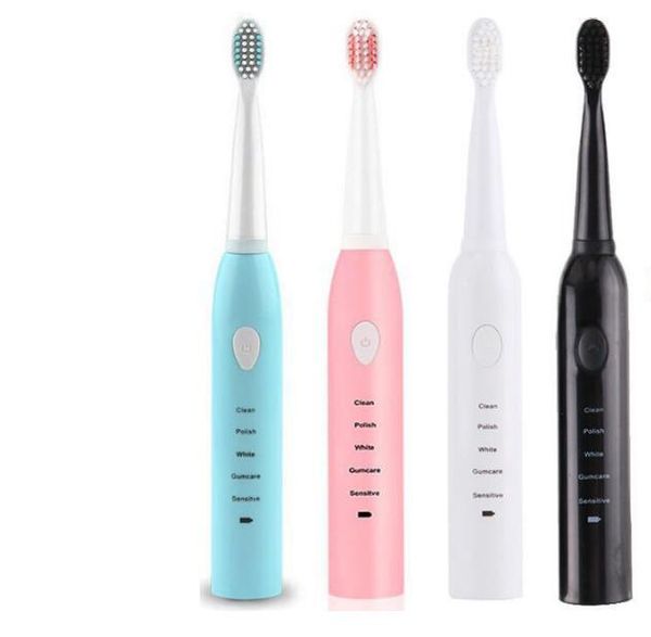 

smart electric toothbrush 12set/lot intelligent five-range household soft bristle usb charging ultrasonic automatic ha1983