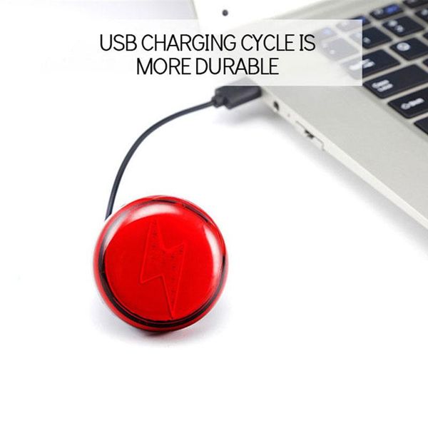 

bike lights waterproof bicycle cycling taillights led laser safety warning tail running light shoulder