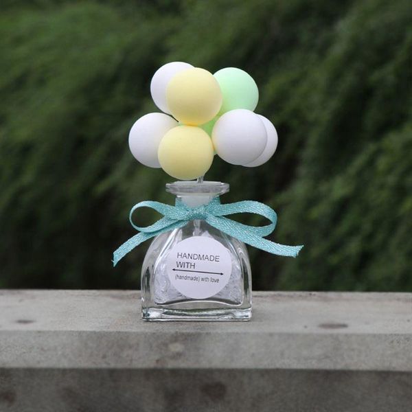 

interior decorations cute creative colorful balloon lovely mini car decoration air perfume bottle