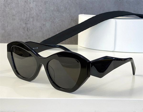 

fashion designer sunglasses for women 07ys charming cat eye frame geometric shape cutting glasses avant-garde wild style anti-ultraviolet co, White;black