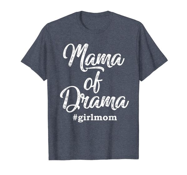

mama of drama girl mom funny parenting mothers day t shirt, White;black
