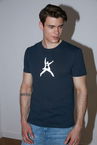 

men's t-shirts trendyol male t-shirt tmnss21ts2282, White;black