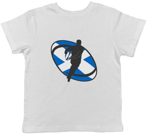 

scotland boys girls kids childrens t-shirt men's t-shirts, White;black