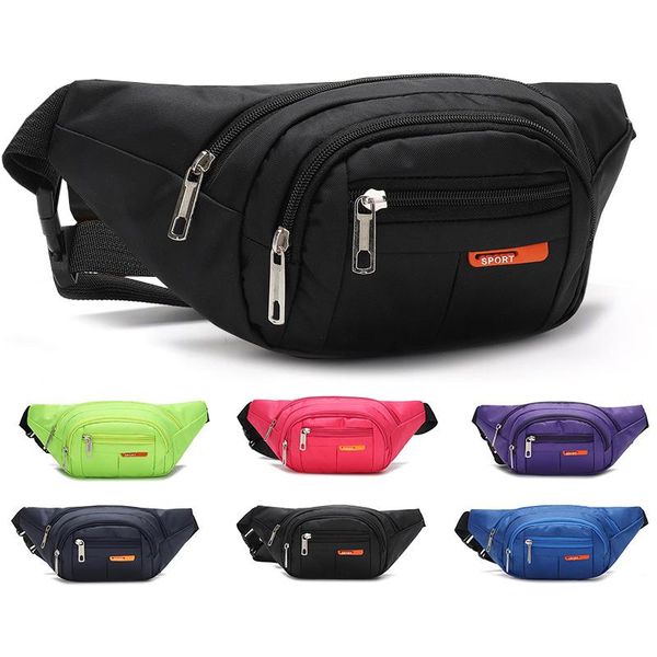 

running bag large-capacity sports mobile phone pockets water repellent and wear-resistant messenger cashier business outdoor bags