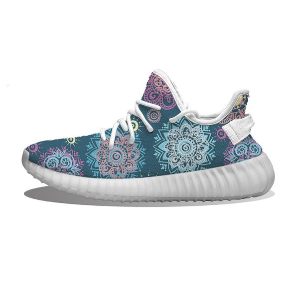 

diy custom colorful mandala in be running sho mh printed mens womens trainers outdoor sports sneakers