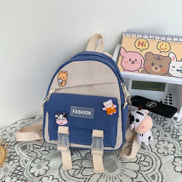 

small backpack small backpack canvas bag summer crossbody bag womens korean style all-match and cute childrens spring outing small backpack