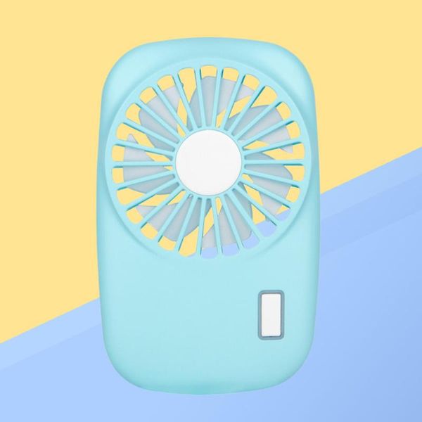 

handheld mini fan personal portable usb rechargeable battery for office home (blue) other decor